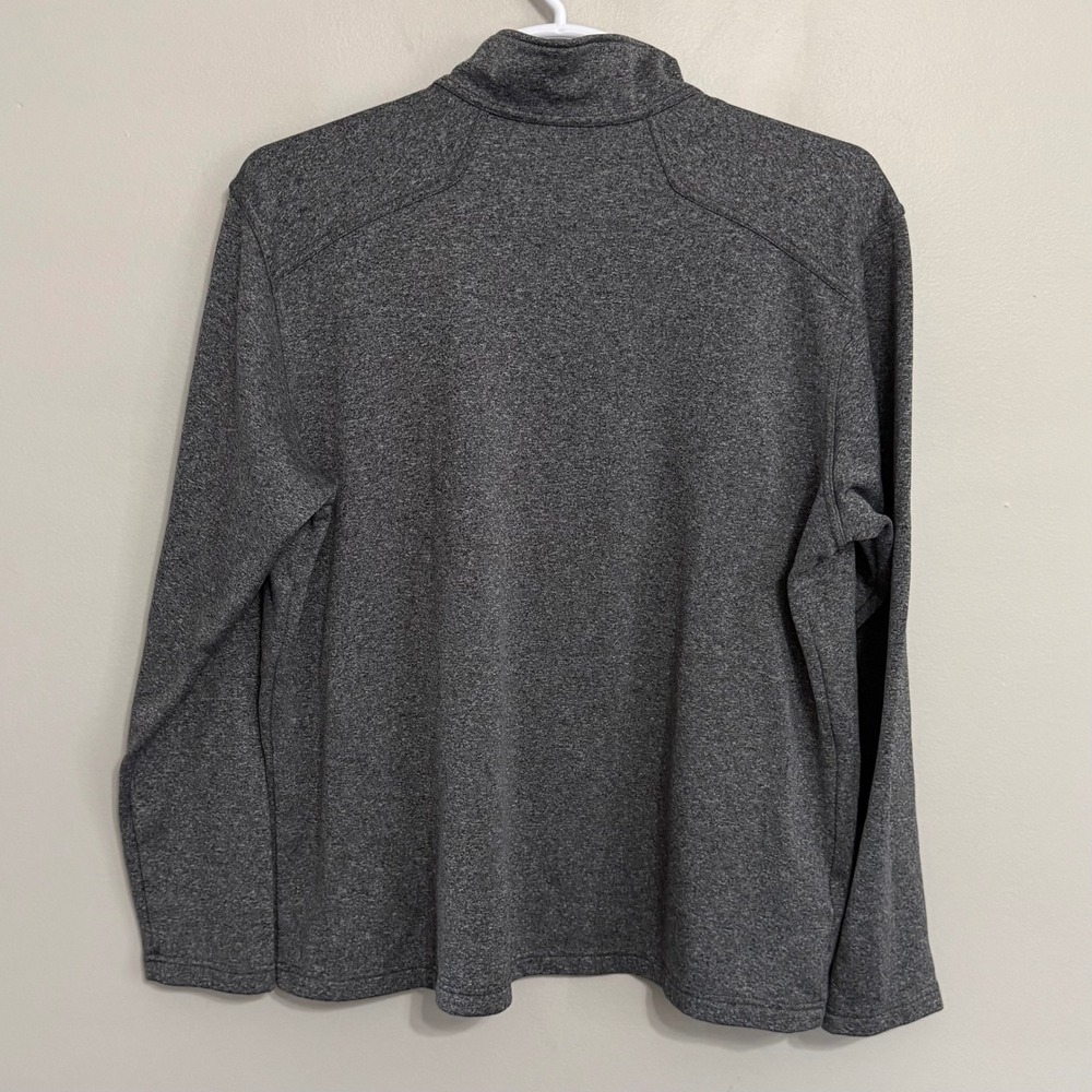 Eddie Bauer Mens XL Gray First Ascent 1/4 Zip Fleece Pullover Sweater Outdoor - Picture 3 of 8